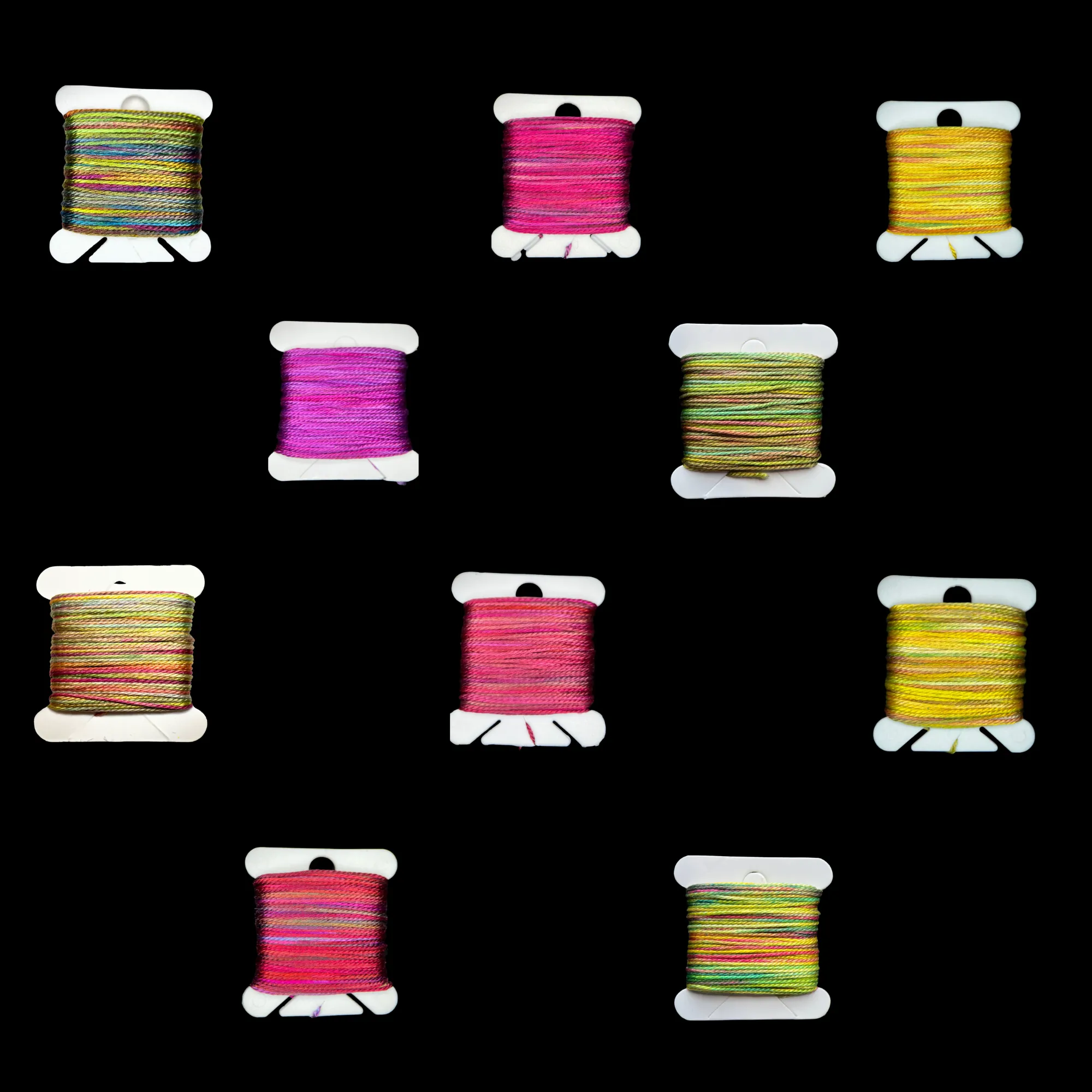 10 Silk Bobbins