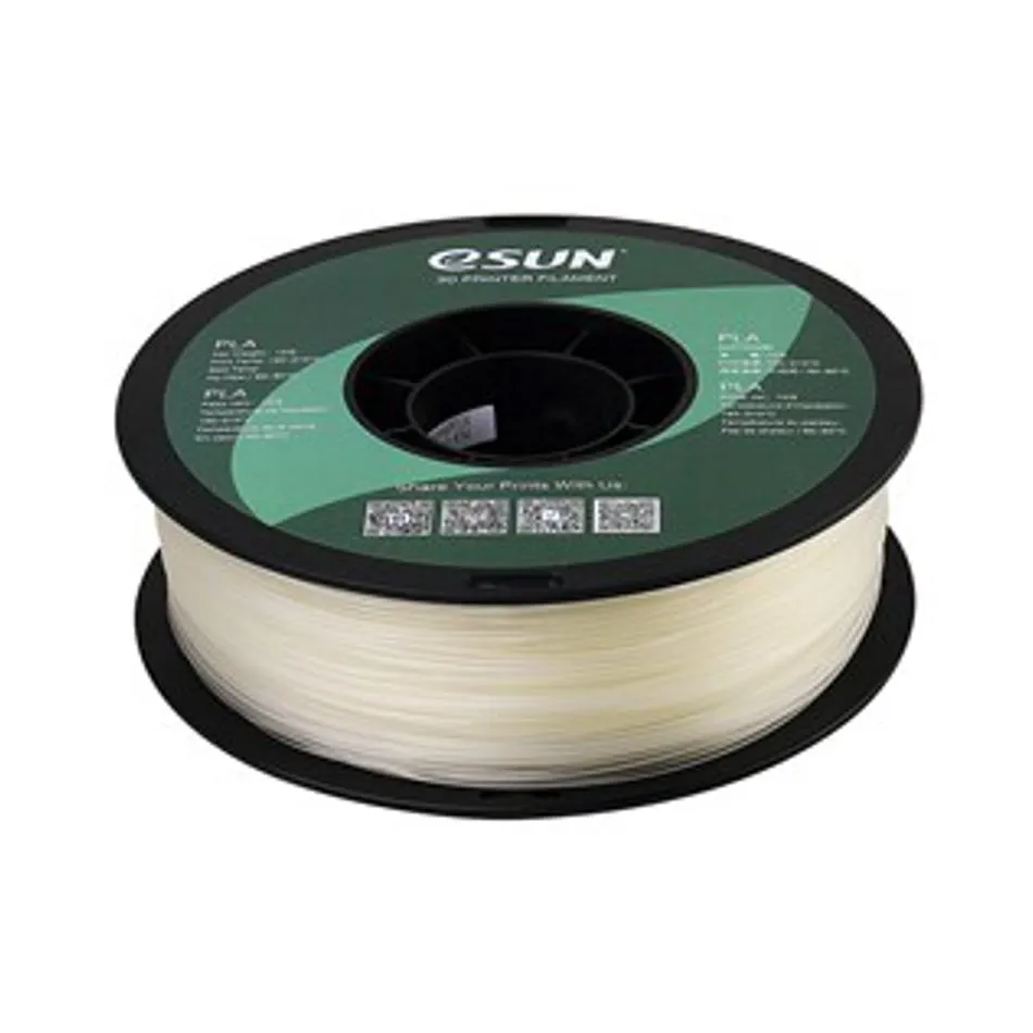 1.75Mm Clear Esun Pla  Filament 1Kg Roll TL4481