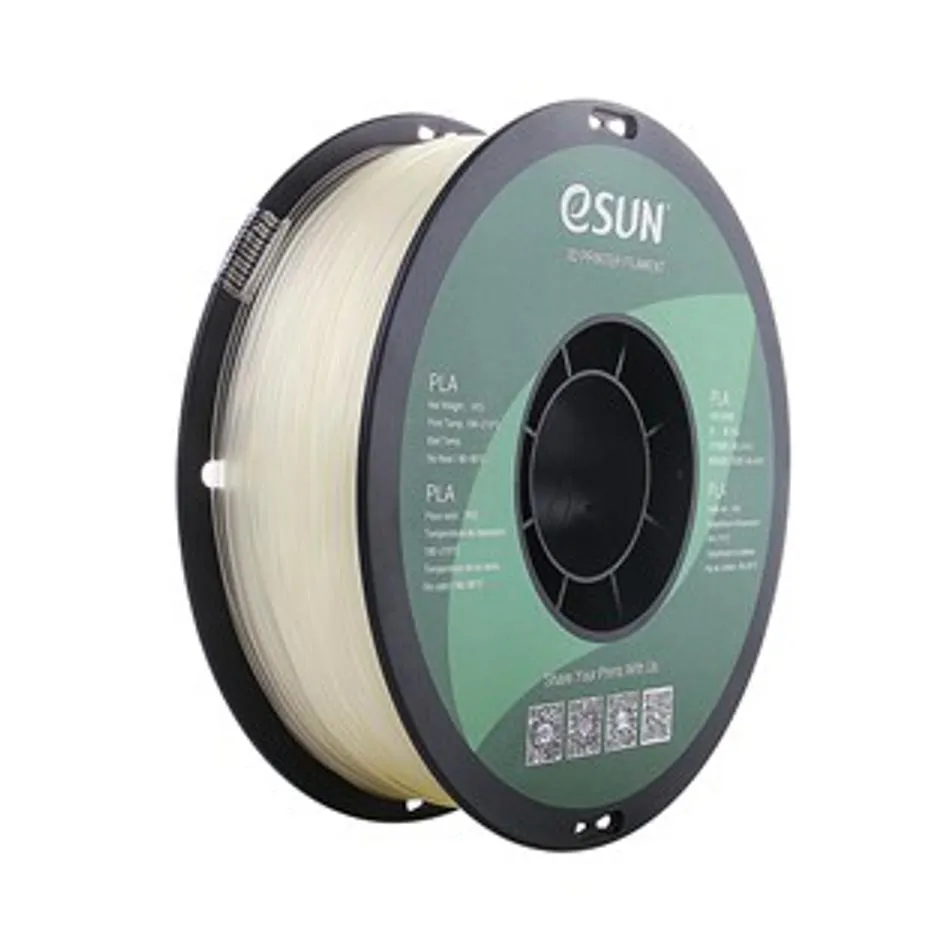 1.75Mm Clear Esun Pla  Filament 1Kg Roll TL4481