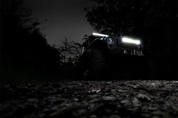 20 Inch Chrome Series LED Light Bar | Dual Row | Cool White DRL