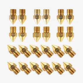 24-Pieces Nozzle Kit | Multiple Sizes | Creality Series 3D Printers