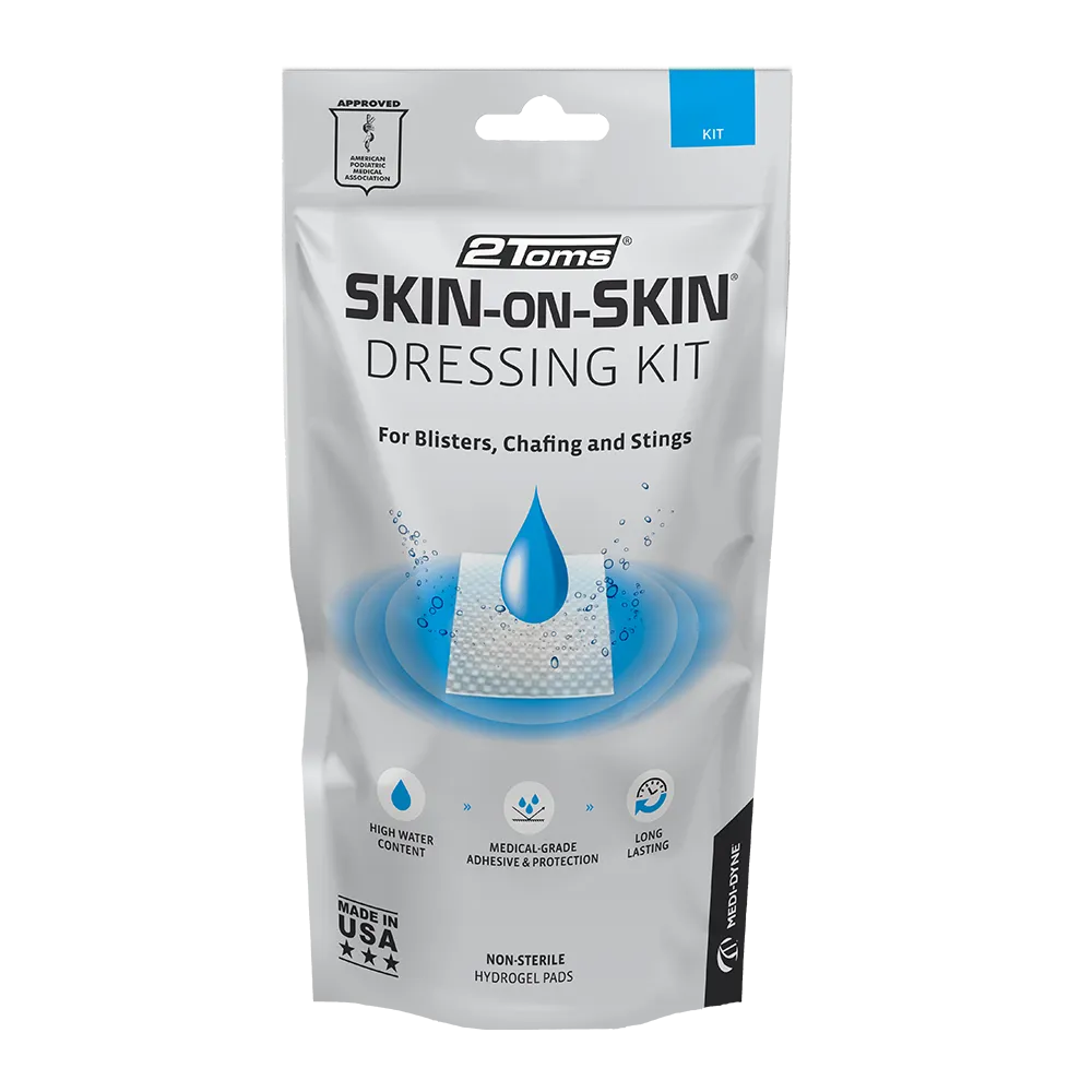 2Toms® Skin-on-Skin® Dressing Kit, Hydrogel Pads and Tape