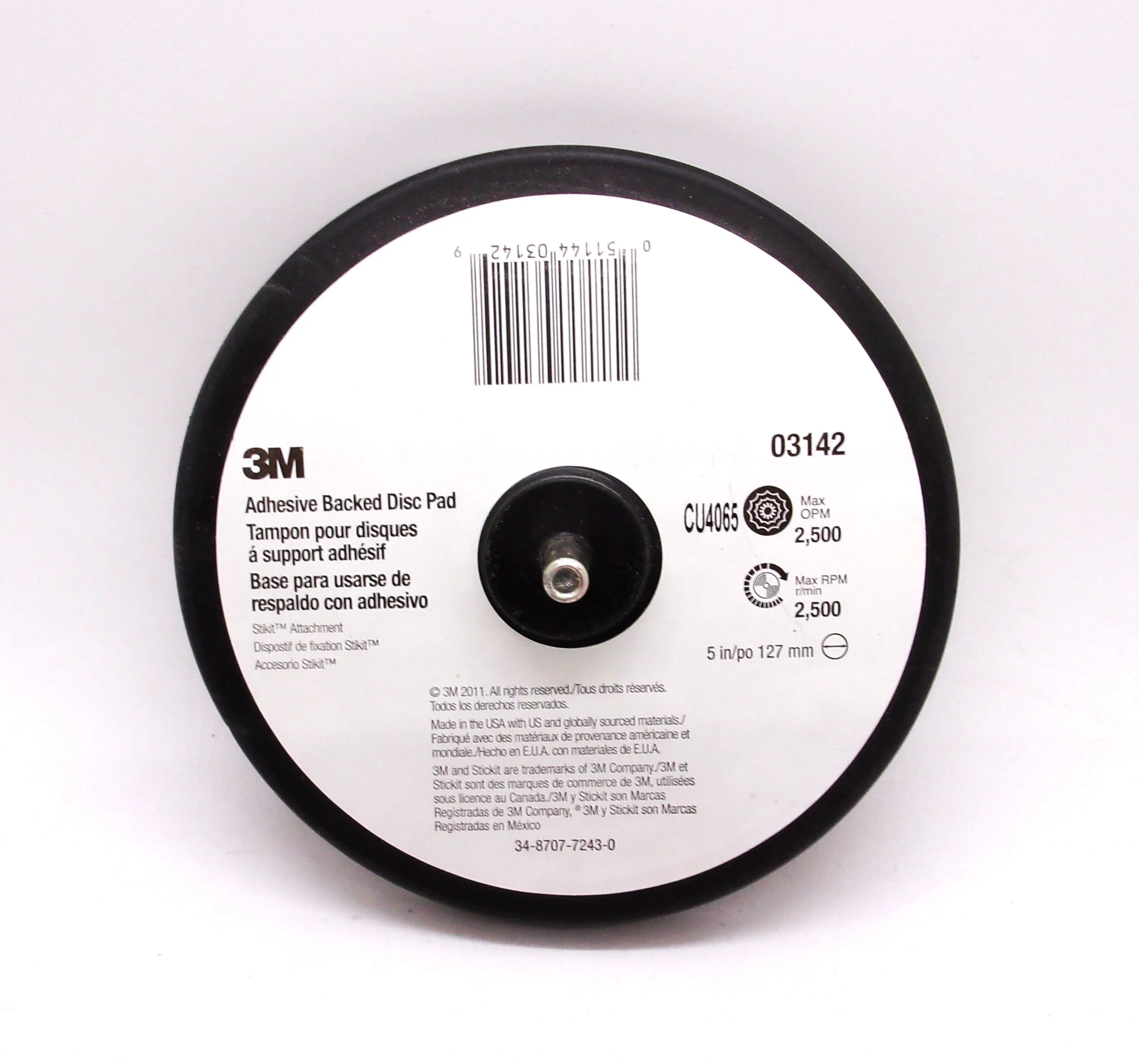 3M Adhesive Backed Disc Pad #03142