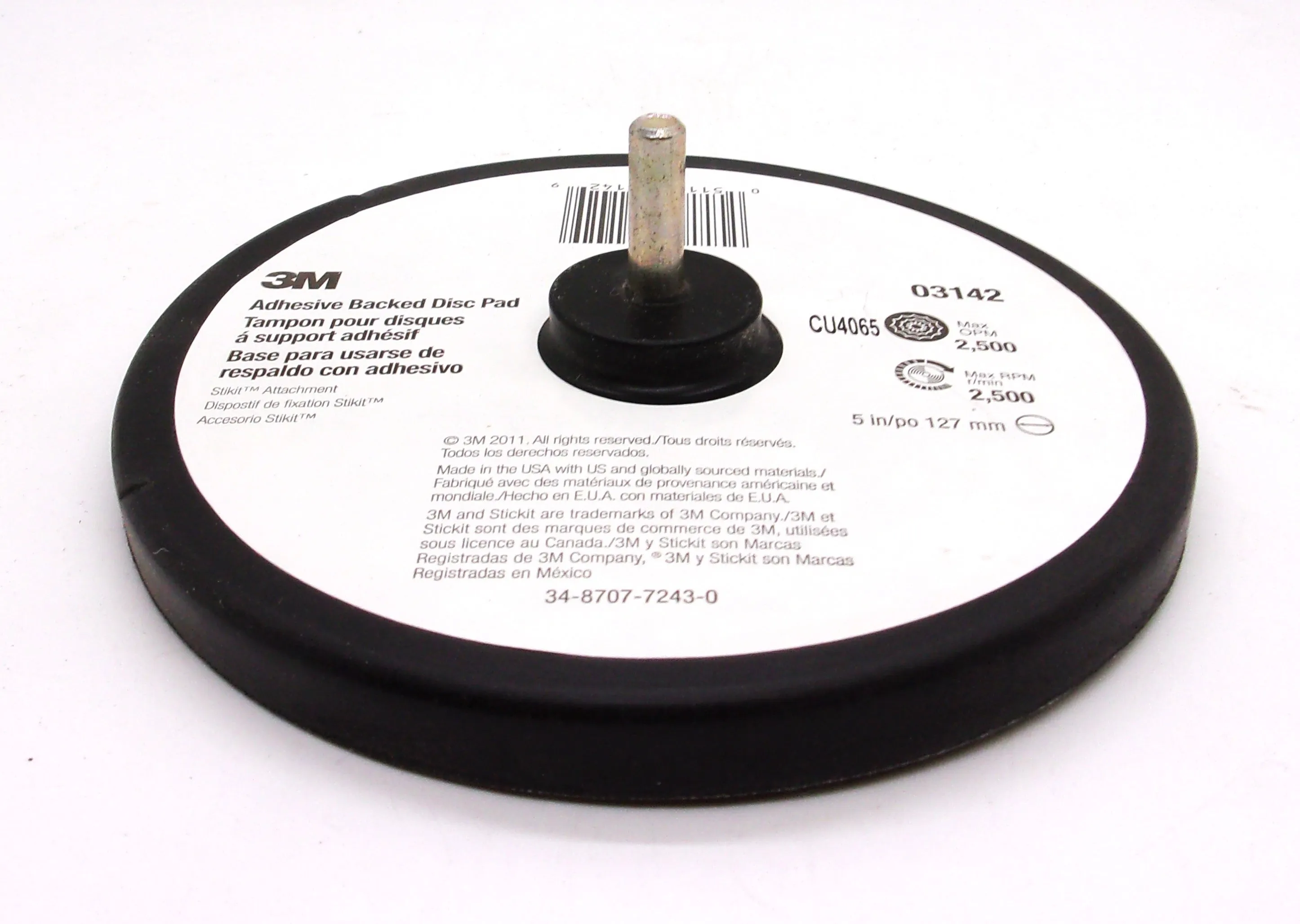3M Adhesive Backed Disc Pad #03142