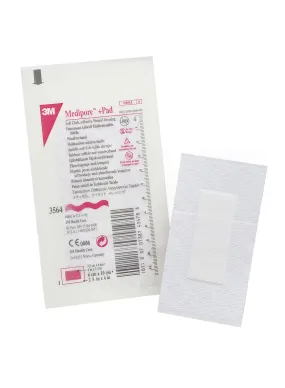 3M™ Medipore  Pad Soft Cloth Dressings, 2-3/8 x 4 Inch, White, 1 Case of 200