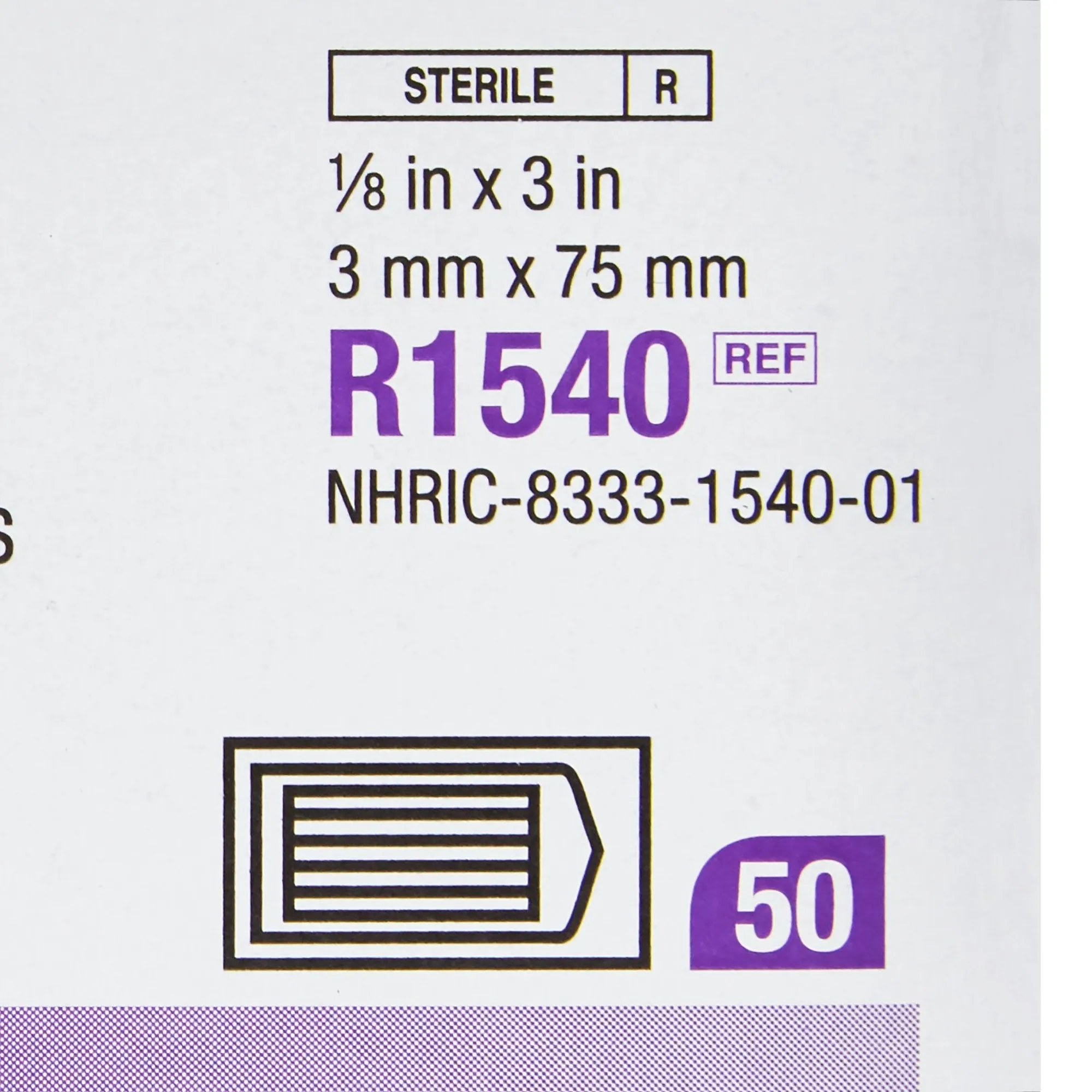 3M Steri-Strip Skin Closure Strips, Non-Woven Material, Reinforced Strip, White, 1 Case of 200