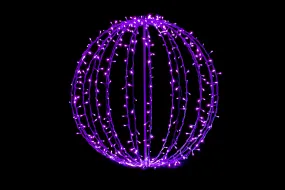 400 Purple 5mm LEDs on 32" Sphere