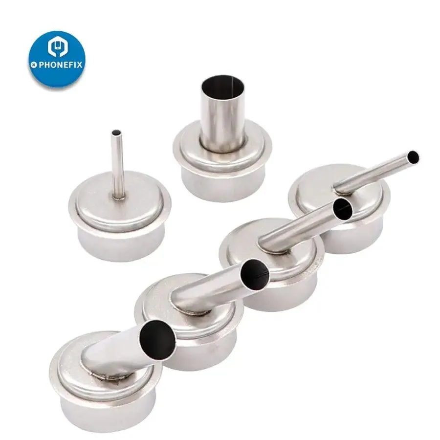 45 Degree Curved Heat Gun Nozzle Sleeve for QUICK 861DW Rework Station