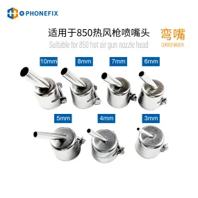 45 Degree Heat Gun Nozzles for 850 series Hot Air Rework Station