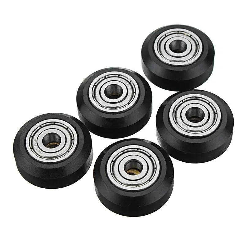 5/10pcs 3D Printer POM Material Big Pulley Wheel with Bearings for V-slot - Upgrade Your 3D Printer