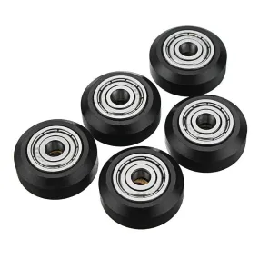 5/10pcs 3D Printer POM Material Big Pulley Wheel with Bearings for V-slot - Upgrade Your 3D Printer