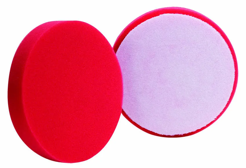 5.5" Flat Faced D.A. Euro Red Foam Grip Pad™