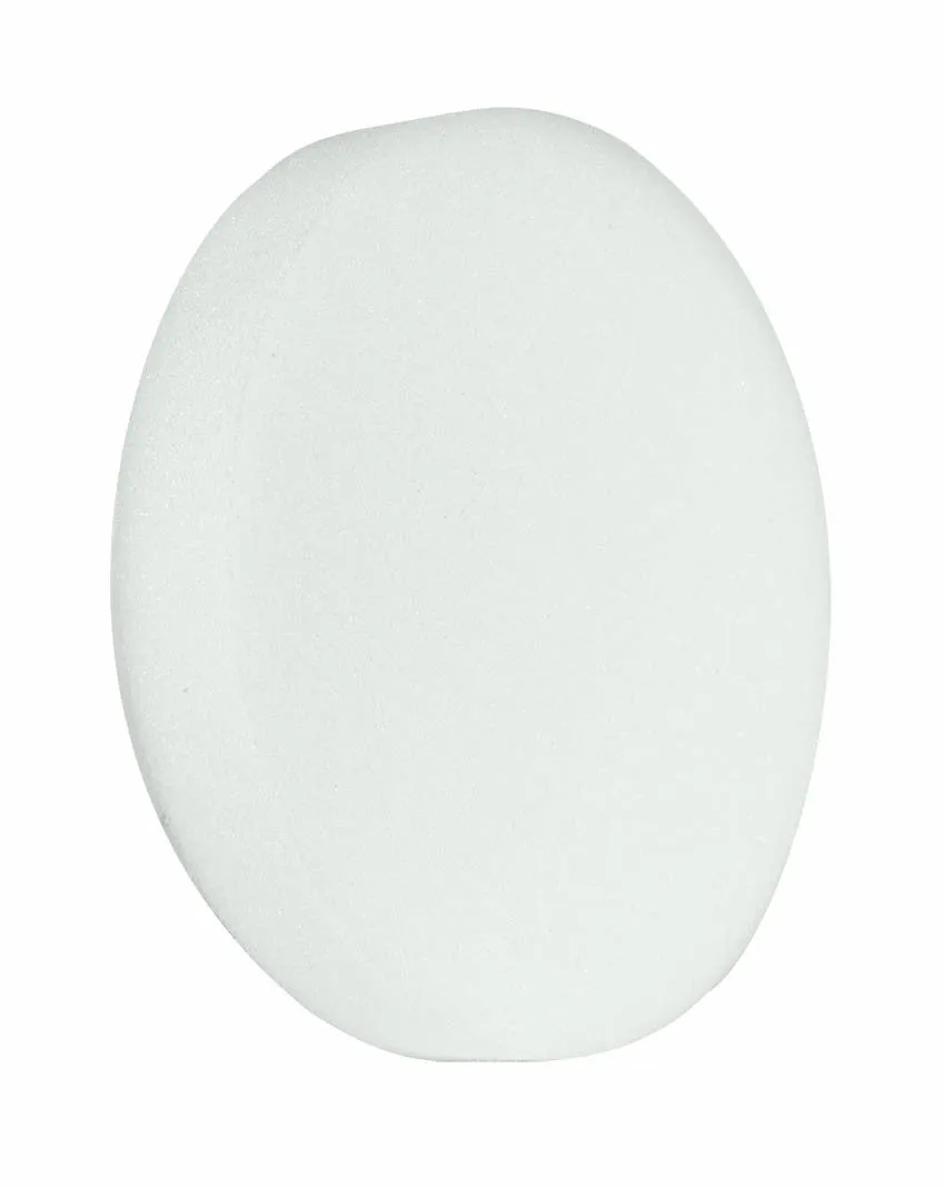 5.5" Flat Faced D.A. Euro White Foam Grip Pad™