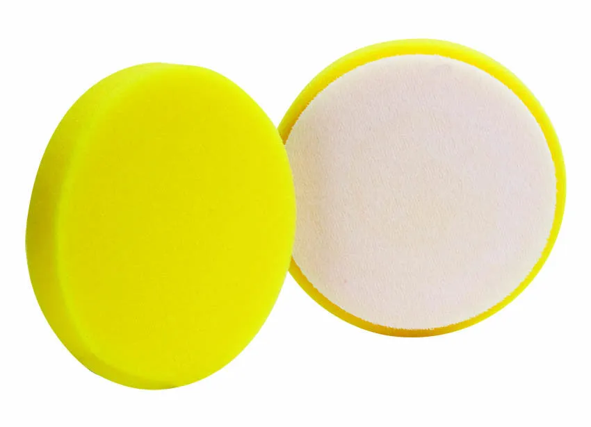 5.5" Flat Faced D.A. Euro Yellow Foam Grip Pad™