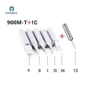 6 Kinds 900M Soldering Iron Tips for universal 936 Soldering Station