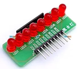 8 road water flow light entertaining diversions LED MCU module