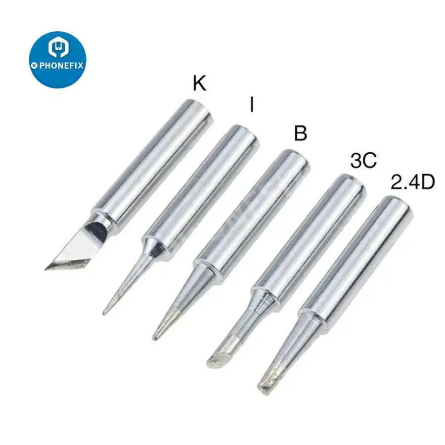 900M I B K 2.4D 3C Inside Hot Tip 936 Soldering Iron Head 5Pcs/Set