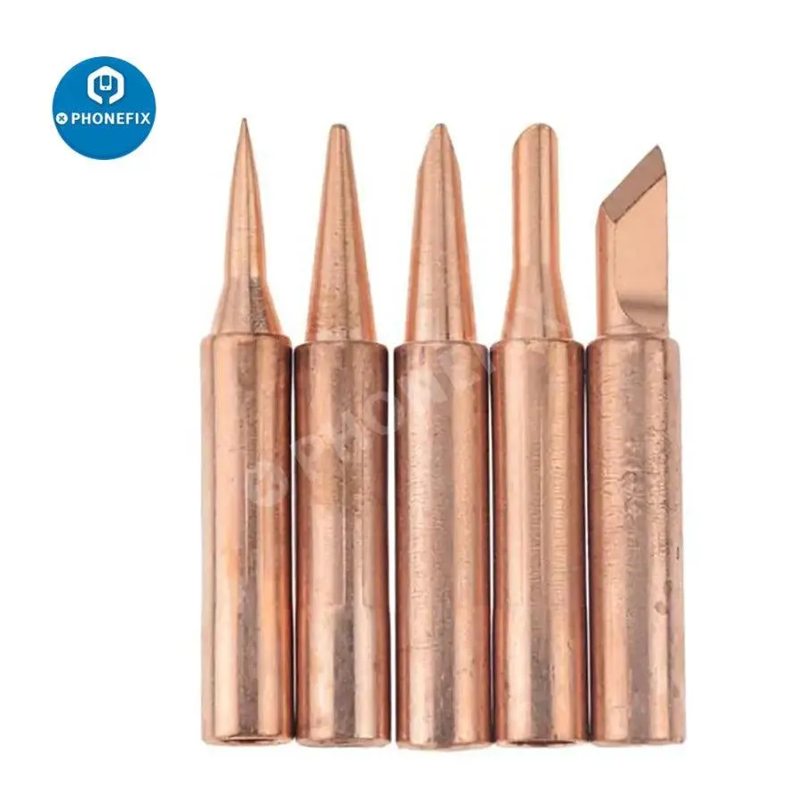 900M I B K 2.4D 3C Inside Hot Tip 936 Soldering Iron Head 5Pcs/Set