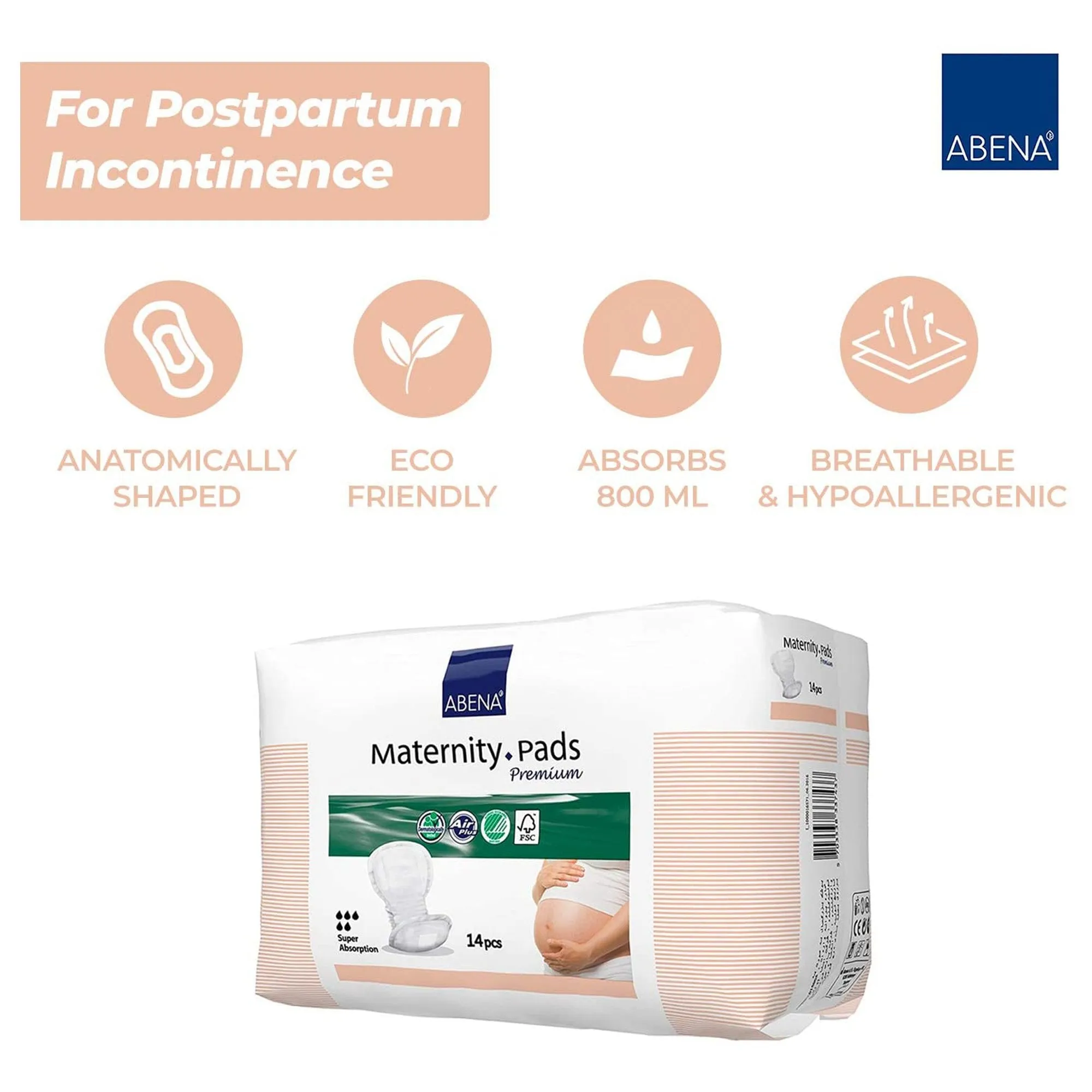 Abena™ Maternity Pad Premium Incontinence Liner