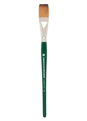 American Journey Interlocked Synthetic Brush - Flat, Size 3/4"