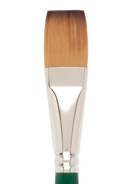 American Journey Interlocked Synthetic Brush - Flat, Size 3/4"