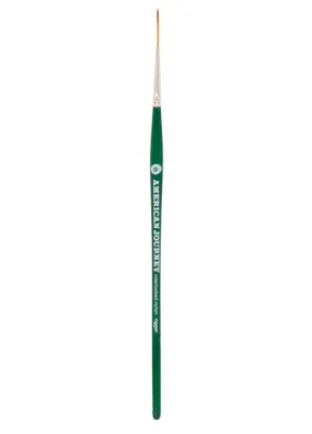 American Journey Interlocked Synthetic Brush - Rigger, Size 0