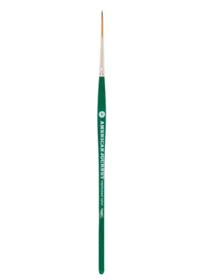 American Journey Interlocked Synthetic Brush - Rigger, Size 1