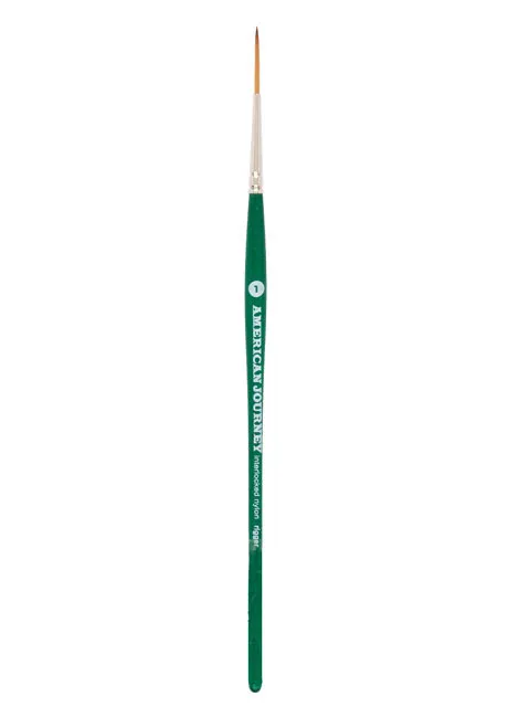 American Journey Interlocked Synthetic Brush - Rigger, Size 1