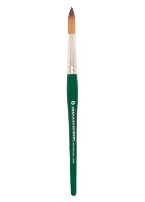 American Journey Interlocked Synthetic Brush - Round, Size 14