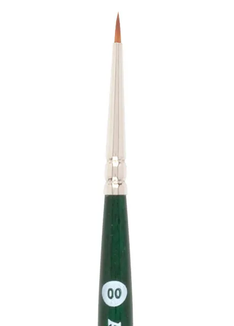 American Journey Interlocked Synthetic Brush - Round, Size 2/0