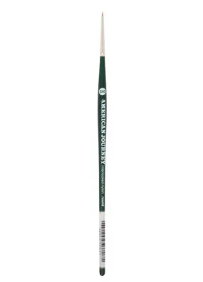 American Journey Interlocked Synthetic Brush - Round, Size 3/0