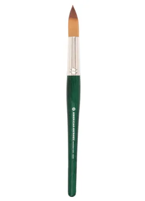 American Journey Interlocked Synthetic Brush - Round, Size 38