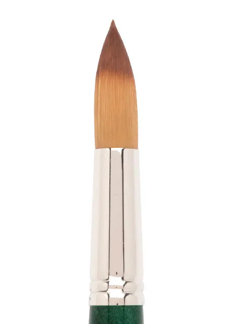 American Journey Interlocked Synthetic Brush - Round, Size 38