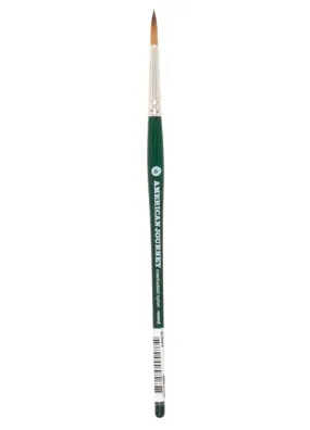 American Journey Interlocked Synthetic Brush - Round, Size 6