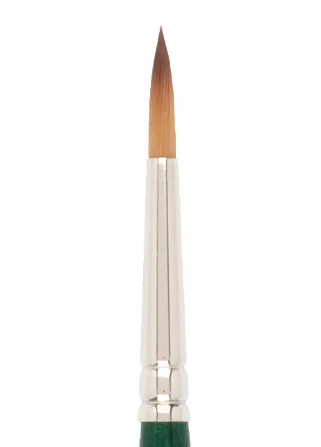 American Journey Interlocked Synthetic Brush - Round, Size 6