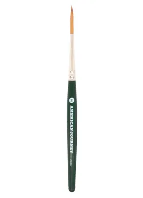 American Journey Interlocked Synthetic Brush - Travel Rigger, Size 2