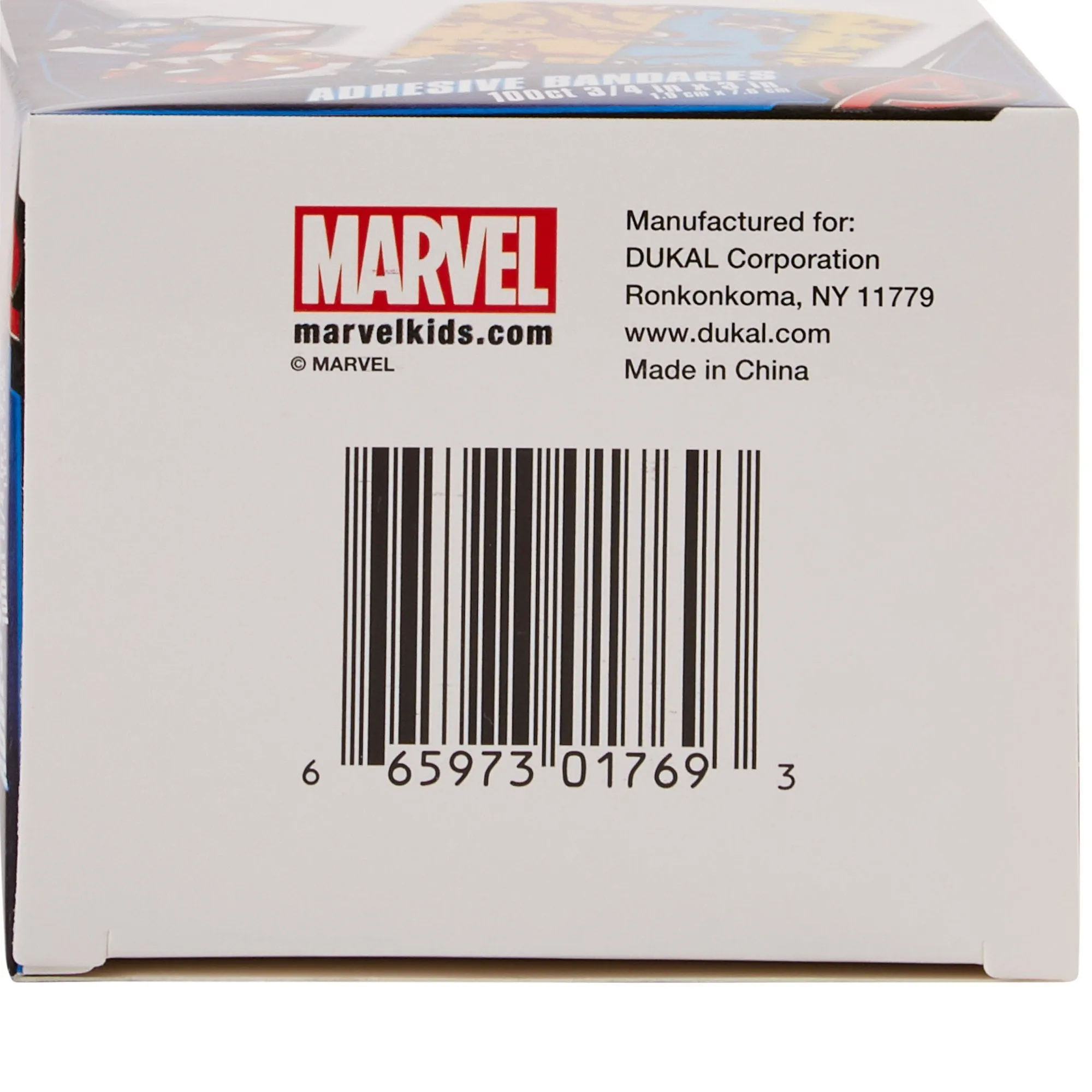 American White Cross Stat Strip Adhesive Strip, Avengers Series, 3/4 x 3 Inches