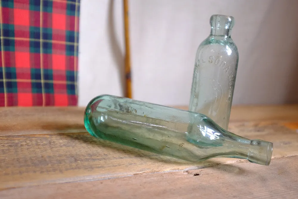 Annie's glass vintage soda bottles