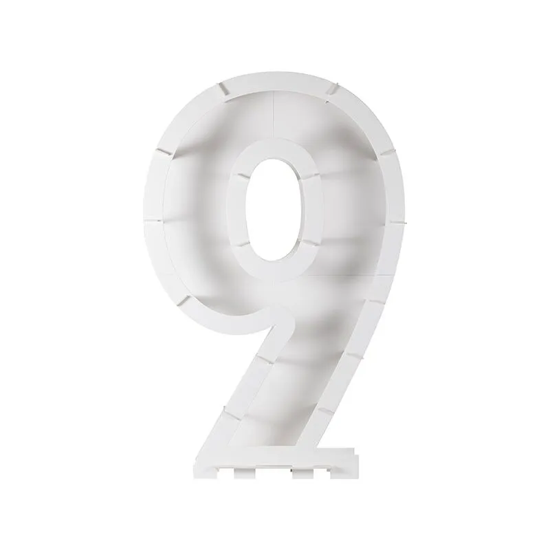 Balloon Mosaic Number Stand 9