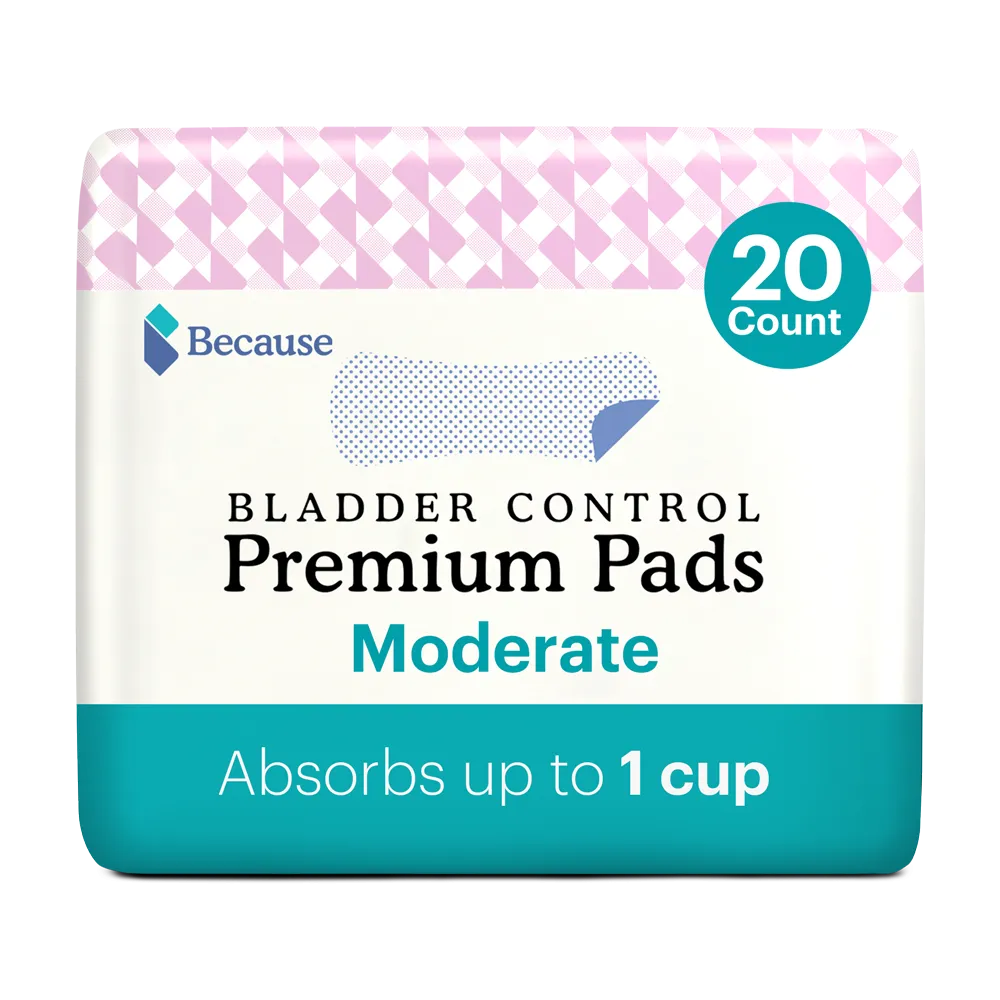 Because Premium Pads for Women (Moderate)