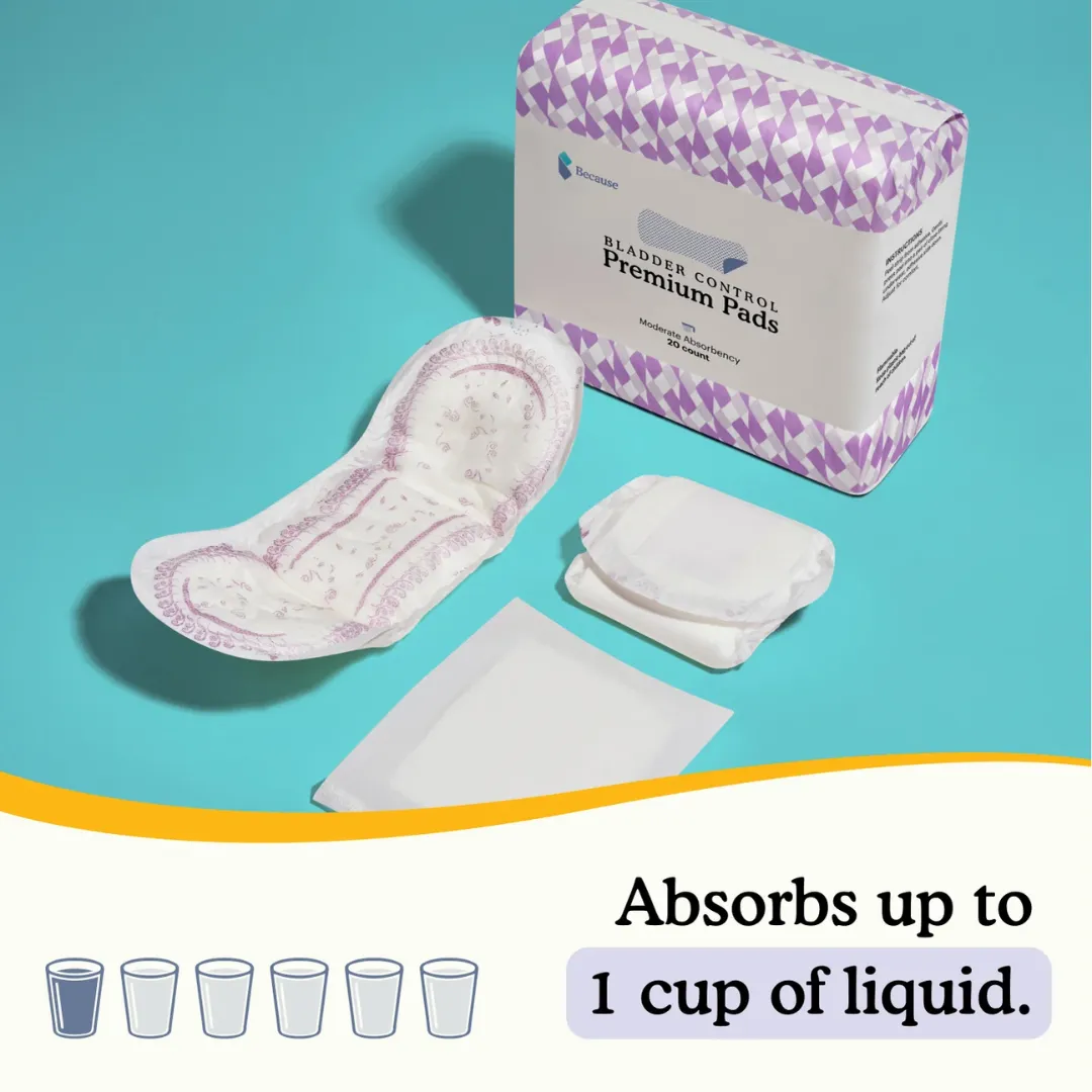Because Premium Pads for Women (Moderate)