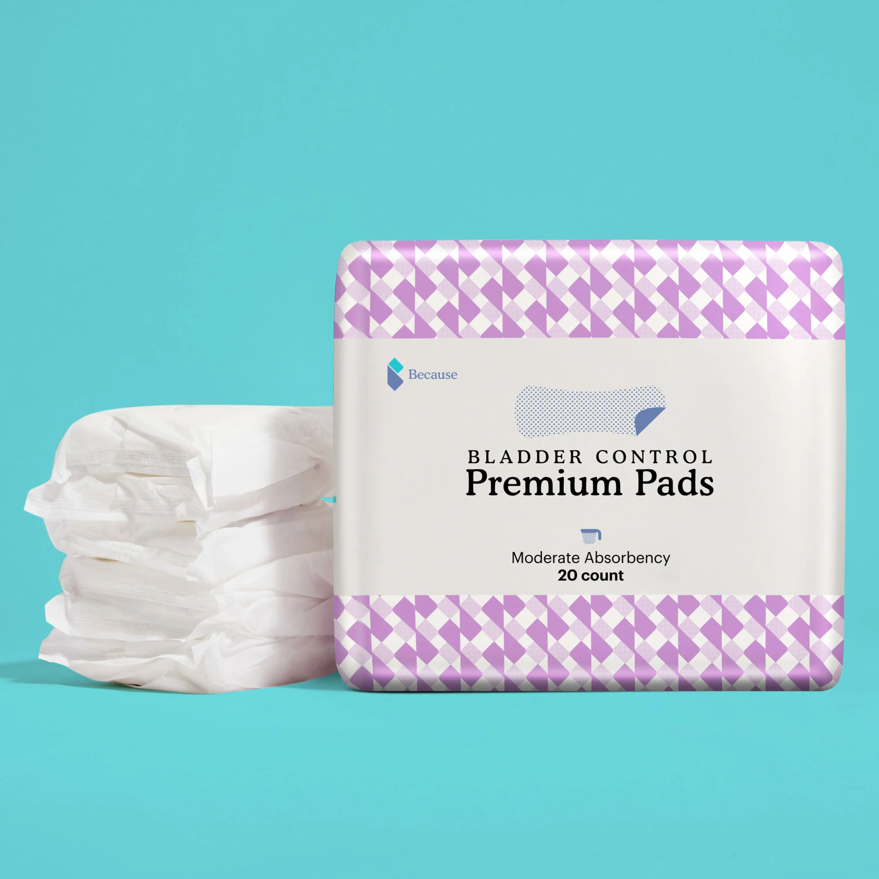 Because Premium Pads for Women (Moderate)