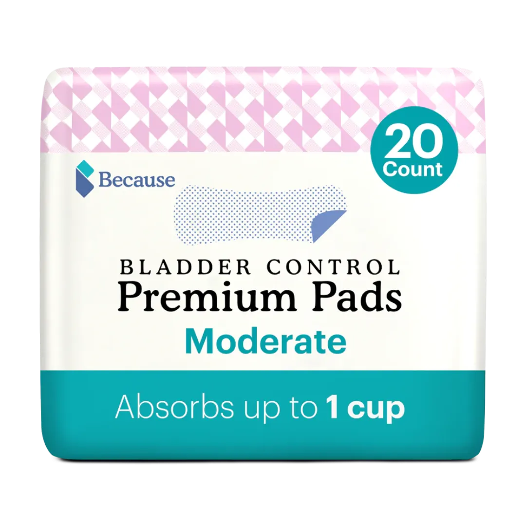 Because Premium Pads for Women (Moderate)