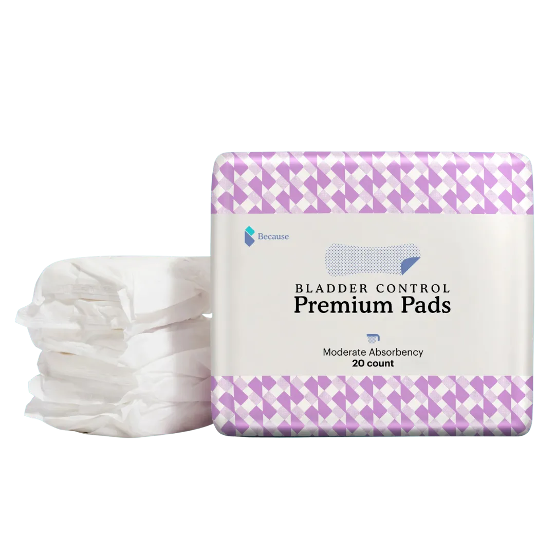 Because Premium Pads for Women (Moderate)
