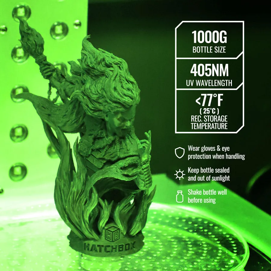 Black 8K 3D Printer Resin PRO - 405nm, 1000ml Bottle