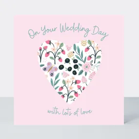 Blossom Wedding Day Card