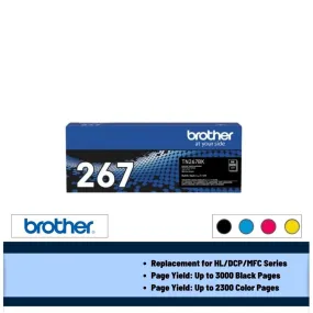 Brother TN-267 Toner Cartridge (Black/Cyan/Magenta/Yellow)