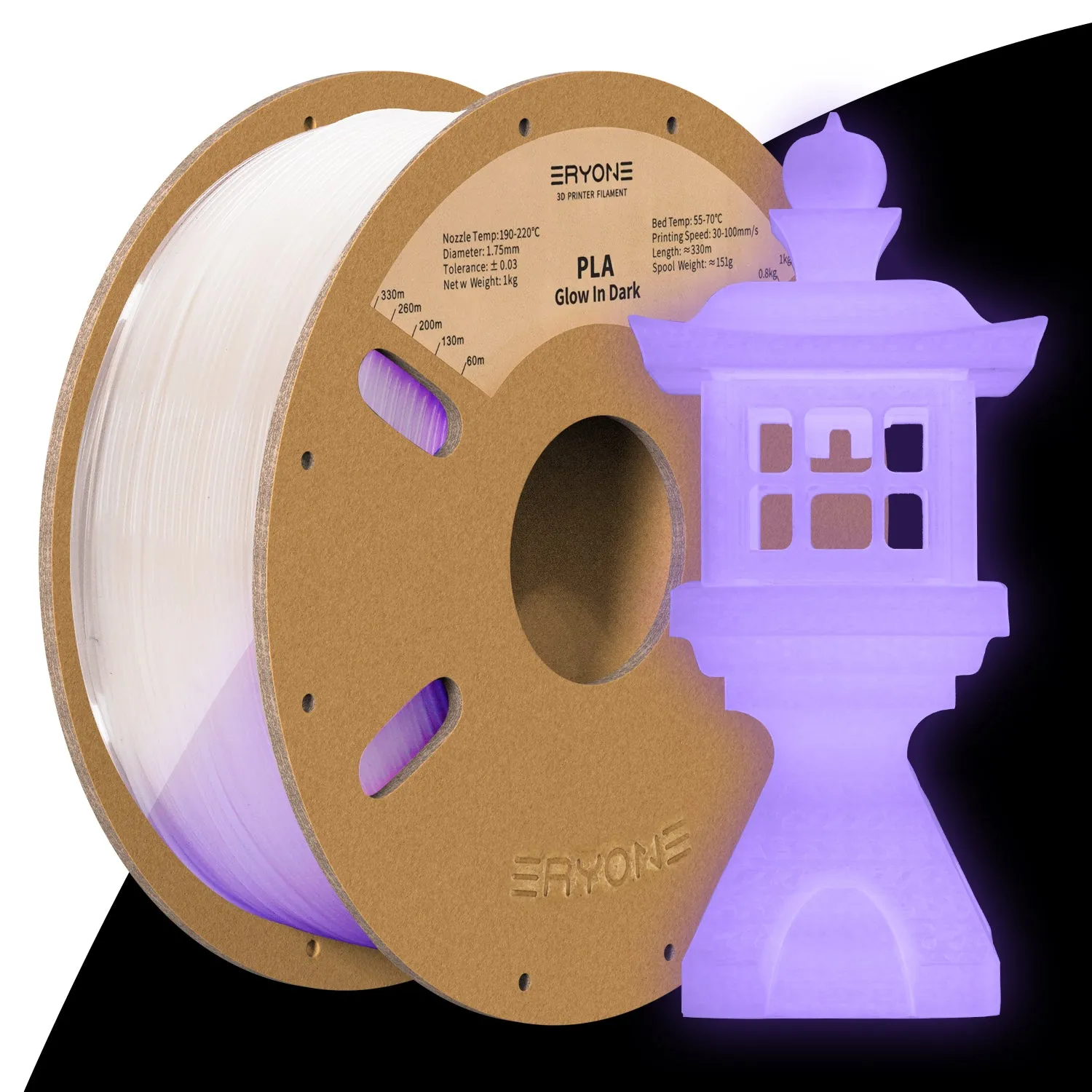 Bundle Sale- ERYONE Special PLA 3D Filament 1kg  FREE SHIPPING(MOQ:3 rolls,mixable )