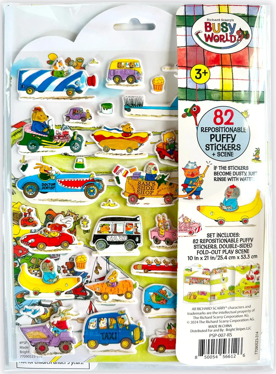 Busy Town Puffy Sticker Playset