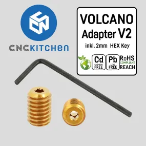 CNC Kitchen Volcano M6 Nozzle Adapter